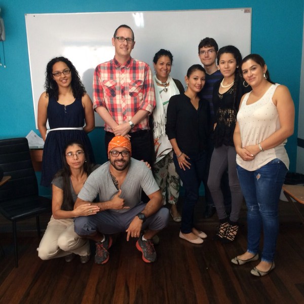 With my last group in San Jose